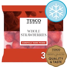 Tesco Frozen Whole Strawberries 350G