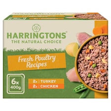 Harringtons Poultry Selection Box Dog Food 6X400g